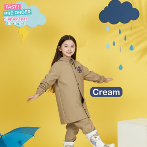 FAST PO RUN KIDS RAIN COAT