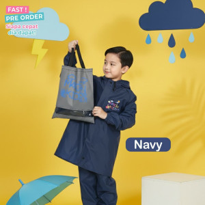 FAST PO RUN KIDS RAIN COAT