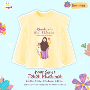 PO KAOS SERIES TOKOH MUSLIMAH BY UPRIGHT