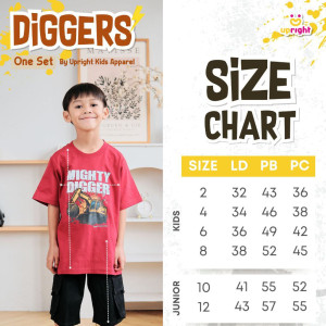  PO DIGGERS TSHIRT  BY UPRIGHT