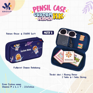 PO PENSIL CASE CUSTOM NAMA HK GRUP