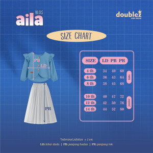 PO AILA SET BLOUSE COUPLE BY DOUBLEZ