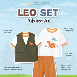 PO 3IN1 LEO SET ADVENTURE BY UPRIGHT