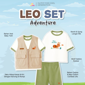PO 3IN1 LEO SET ADVENTURE BY UPRIGHT