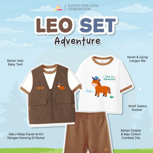 PO 3IN1 LEO SET ADVENTURE BY UPRIGHT