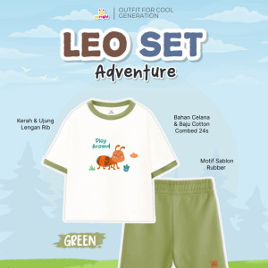 PO 2IN1 LEO SET ADVENTURE BY UPRIGHT