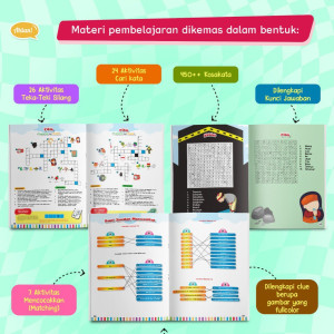 PO BUKU TEKA TEKI SERU ANAK MUSLIM LEVEL 2 AHLAN