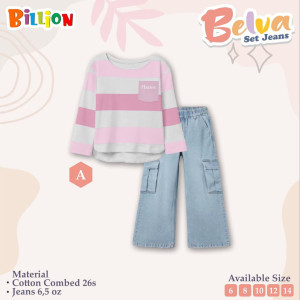 PO SET JEANS BELVA BY BILLION