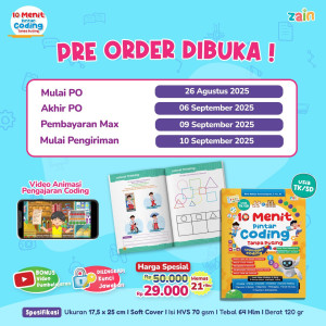 PO BUKU 10 MENIT PINTAR CODING BY ZAIN
