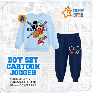 BOY SET CARTOON JOGGER BY SHINING STAR