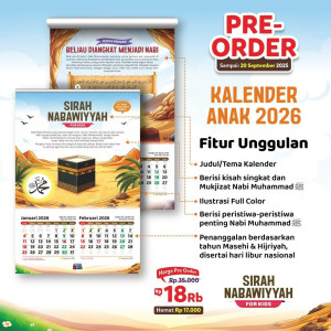 PO KALENDER ANAK SIRAH NABAWIYYAH TAHUN 2026 M atau 1447 sd 1448 H
