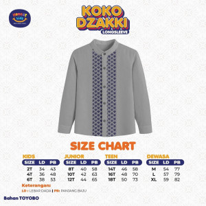 PO KOKO DZAKI LENGAN PANJANG BY HONESTKIDS