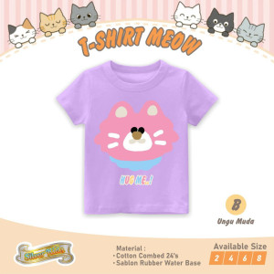 PO TSHIRT MEOW BY SILVERKIDS