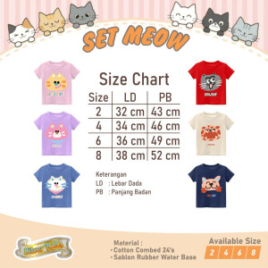 PO TSHIRT MEOW BY SILVERKIDS