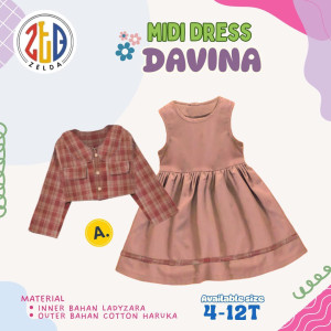 PO MIDI DRESS DAVINA BY ZELDA