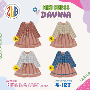 PO MIDI DRESS DAVINA BY ZELDA