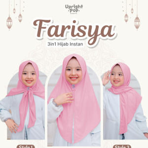 PO FARISYA 3IN1 HIJAB INSTAN BY UPRIGHT POP
