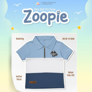 PO POLO SHIRT TRI-TONE ZOOPIE BATCH 2 BY UPRIGHT