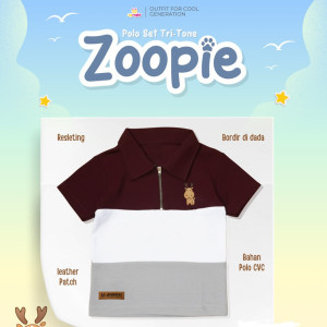 PO POLO SHIRT TRI-TONE ZOOPIE BATCH 2 BY UPRIGHT