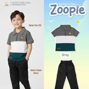 PO POLO SET TRI-TONE ZOOPIE BATCH 2 BY UPRIGHT