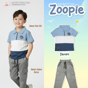 PO POLO SET TRI-TONE ZOOPIE BATCH 2 BY UPRIGHT