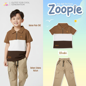 PO POLO SET TRI-TONE ZOOPIE BATCH 2 BY UPRIGHT
