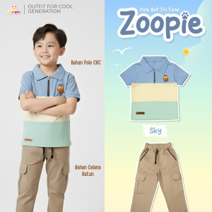 PO POLO SET TRI-TONE ZOOPIE BATCH 2 BY UPRIGHT