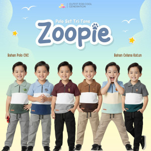 PO POLO SET TRI-TONE ZOOPIE BATCH 2 BY UPRIGHT