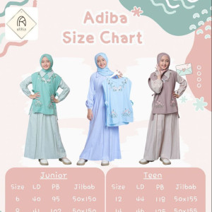 READY STOK GAMIS ADIBA BY ARRIN