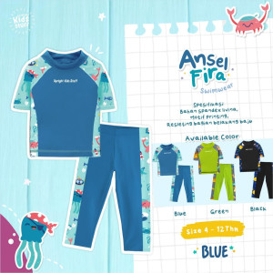 PO ANSEL FIRA SWIMWEAR – SHORT SLEEVE EDITION BY UPRIGHT KIDS STUFF