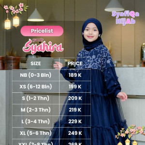 PO GAMIS SYAHIRA BY SYAFIQA