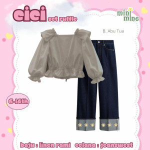 PO CICI SET RUFFLE BY MINIMINE