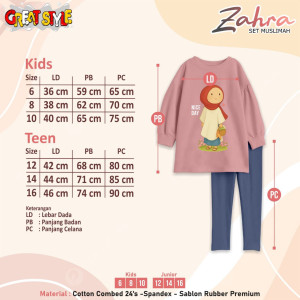 PO SET LEGING ZAHRA BY GREAT STYLE 