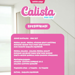 PO CALISTA ONE SET BY VITTO EXPLORE