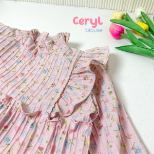 READY STOK CERYL BLOUSE BY TUFLA