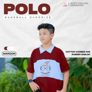 PO POLO BASEBALL OVERSIZE BY UPRIGHT KIDS APPAREL