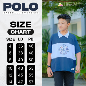 PO POLO BASEBALL OVERSIZE BY UPRIGHT KIDS APPAREL