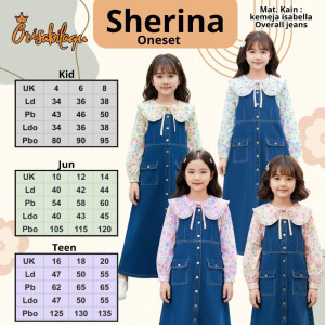 PO SHERINA OVERALL DRESS (KIDS)  BY NOAM