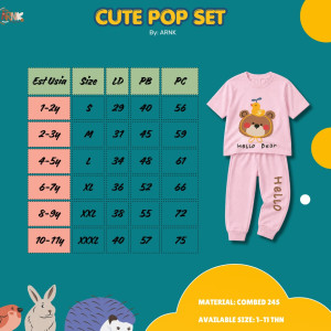 PO CUTE POP SET BY ARNK