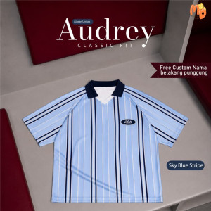 PO TSHIRT JERSEY AUDREY SPORTY CUSTOM NAMA BY MASTER KIDDOS