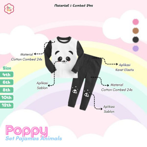 PO POPPY SET PAJAMAS ANIMAL BY BE YOU