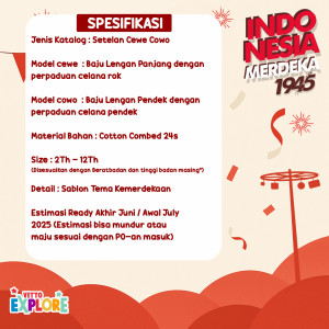 PO SET INDONESIA MERDEKA BY VITTO EXPLORE