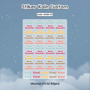 PO STIKER KAIN CUSTOM NAMA PANGGILAN MGL