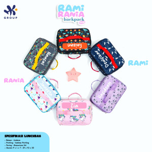 PO RAMI RANIA BACKPACK  CUSTOM NAME BY HK GRUP