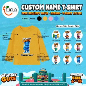 PO CUSTOM NAME T-SHIRT LONG SLEEVE BY TUFLA