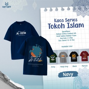 PO KAOS SERIES TOKOH ISLAM BY UPRIGHT KIDS