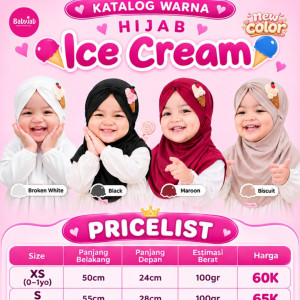 PO  HIJAB ICE CREAM BY BABYJAB