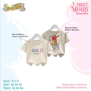 PO T-SHIRT OVERSIZE MERRY BY SILVERKIDS