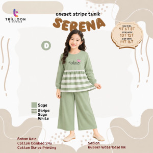 PO ONESET STRIPE TUNIK SERENA BY TRILOON