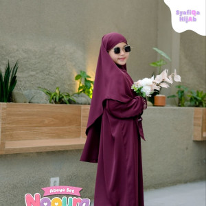 PO ABAYA SET NOURA BY SYAFIQA HIJAB